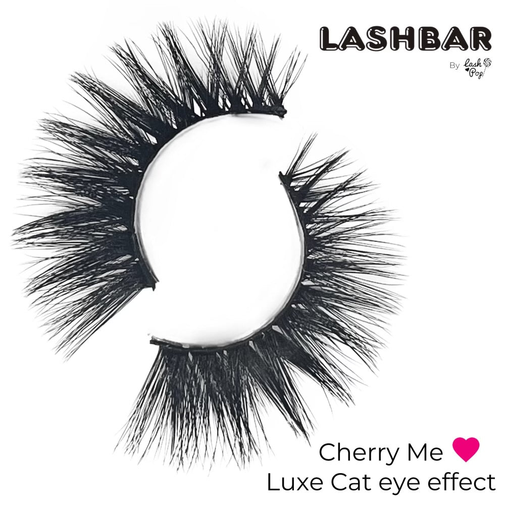 Single-Pack Cherry Me 3D Fauxmink Lashbar False Eyelashes