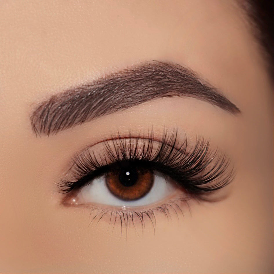 Single-Pack Wavy 3D Fauxmink Lashbar False Eyelashes