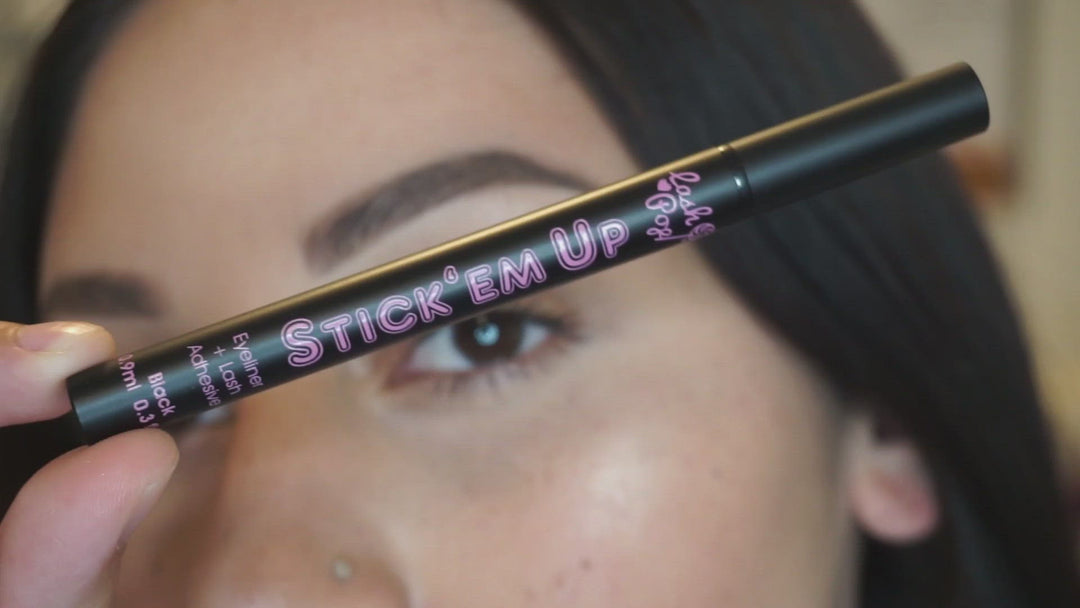 Stick 'Em Up Eyeliner + Lash Adhesive (Black)